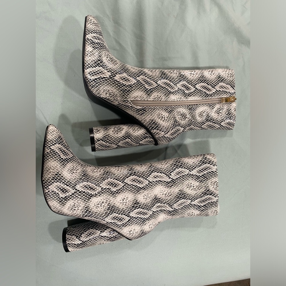 Snakeskin boots